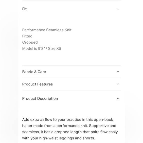 Vuori Black Simplicity Halter Top - Picture 6 of 6